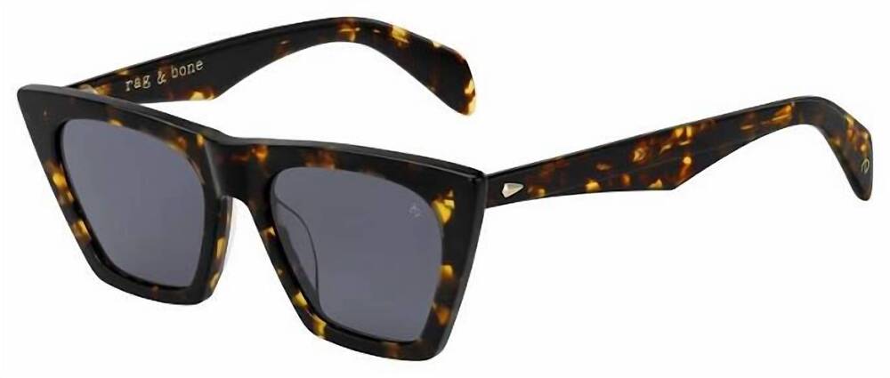 NEW RAG & BONE women's rnb1025/s cat eye sunglasses in tortoise dark havana